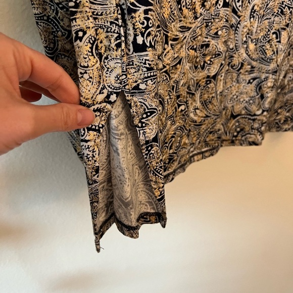 Women’s Michael Kors Cutout Long Sleeve Blouse Size L - Picture 6 of 8